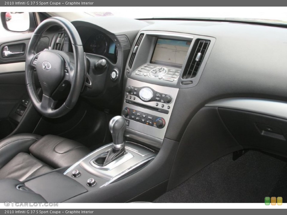 Graphite Interior Dashboard for the 2010 Infiniti G 37 S Sport Coupe #52330800
