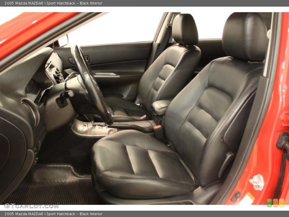 Black Interior Photo for the 2005 Mazda MAZDA6 i Sport Hatchback #52331514