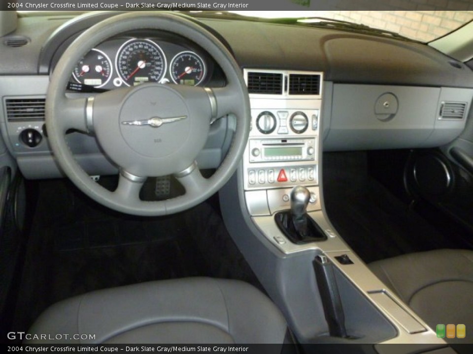 Dark Slate Gray/Medium Slate Gray Interior Dashboard for the 2004 Chrysler Crossfire Limited Coupe #52332612