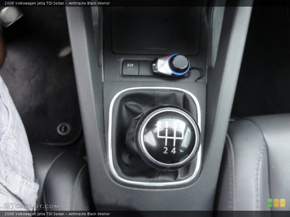 Anthracite Black Interior Transmission for the 2006 Volkswagen Jetta TDI Sedan #52332993