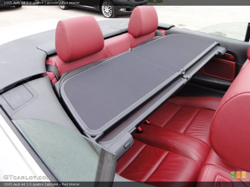 Red Interior Photo for the 2005 Audi A4 3.0 quattro Cabriolet #52333491