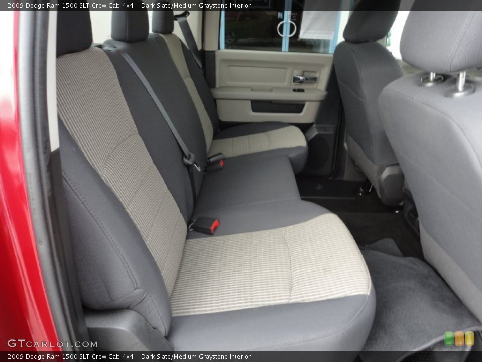 Dark Slate/Medium Graystone Interior Photo for the 2009 Dodge Ram 1500 SLT Crew Cab 4x4 #52334859