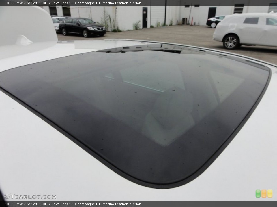 Champagne Full Merino Leather Interior Sunroof for the 2010 BMW 7 Series 750Li xDrive Sedan #52334937