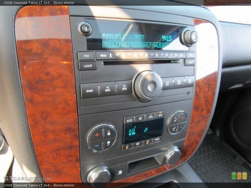 Ebony Interior Controls for the 2008 Chevrolet Tahoe LT 4x4 #52335474