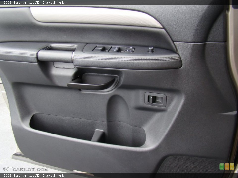 Charcoal Interior Door Panel for the 2008 Nissan Armada SE #52336050
