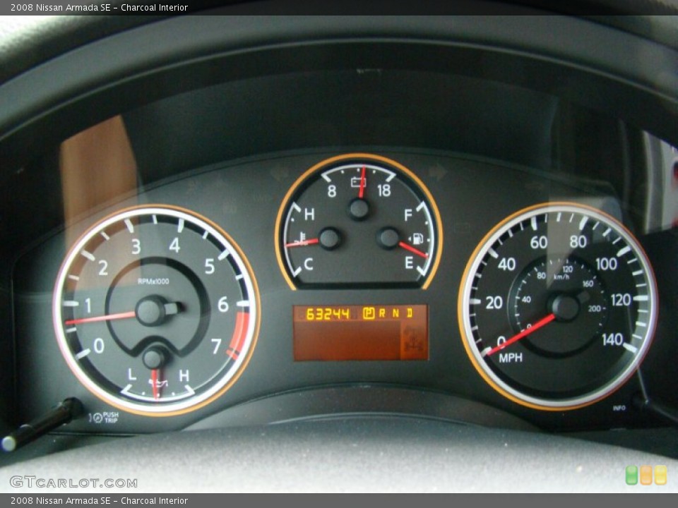 Charcoal Interior Gauges for the 2008 Nissan Armada SE #52336161