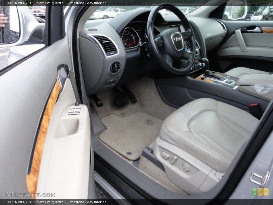 Limestone Grey Interior Photo for the 2007 Audi Q7 3.6 Premium quattro #52336875