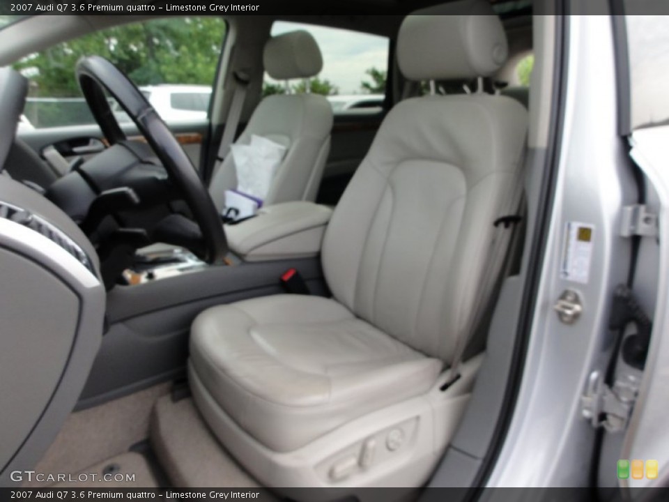 Limestone Grey Interior Photo for the 2007 Audi Q7 3.6 Premium quattro #52336935