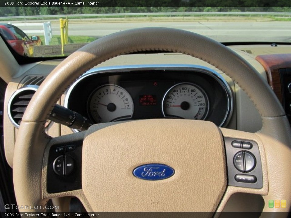 Camel Interior Steering Wheel for the 2009 Ford Explorer Eddie Bauer 4x4 #52337031