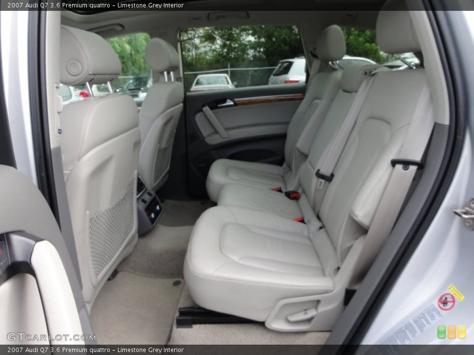 Limestone Grey Interior Photo for the 2007 Audi Q7 3.6 Premium quattro #52337037