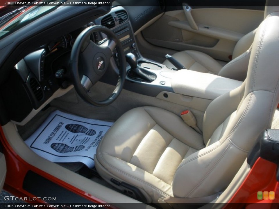Cashmere Beige Interior Photo for the 2006 Chevrolet Corvette Convertible #52339536
