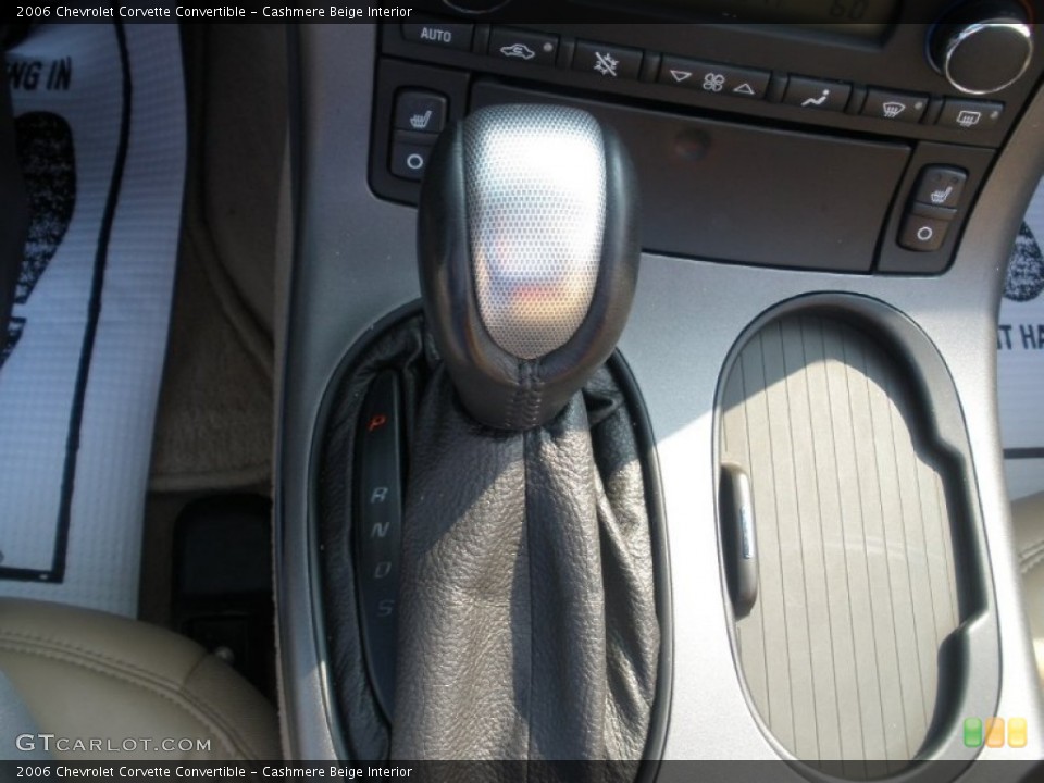 Cashmere Beige Interior Transmission for the 2006 Chevrolet Corvette Convertible #52339836