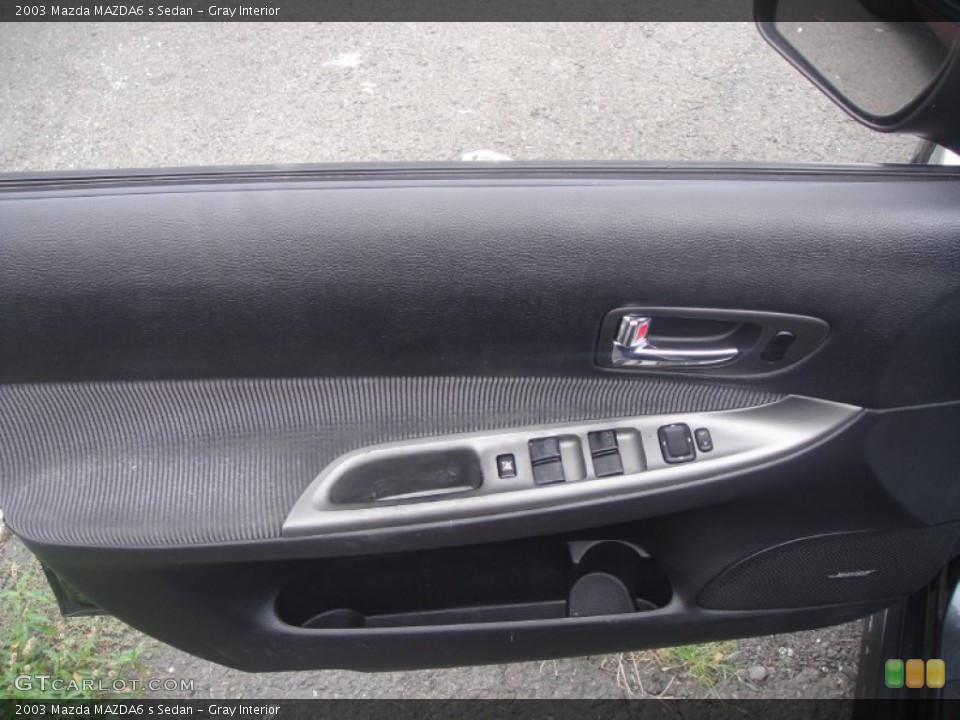 Gray Interior Door Panel for the 2003 Mazda MAZDA6 s Sedan #52340394