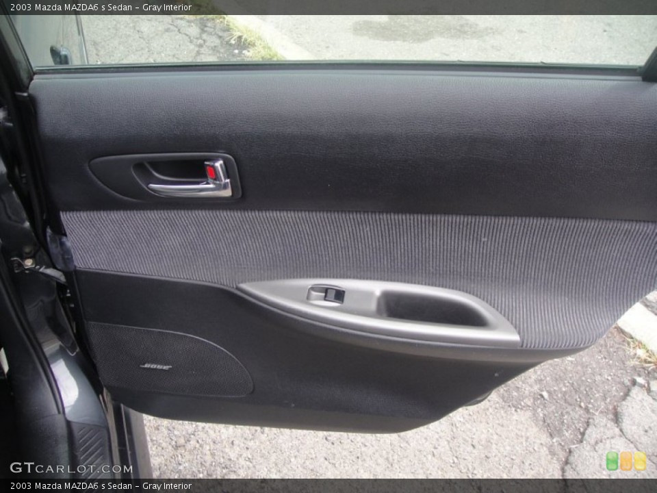 Gray Interior Door Panel for the 2003 Mazda MAZDA6 s Sedan #52340439