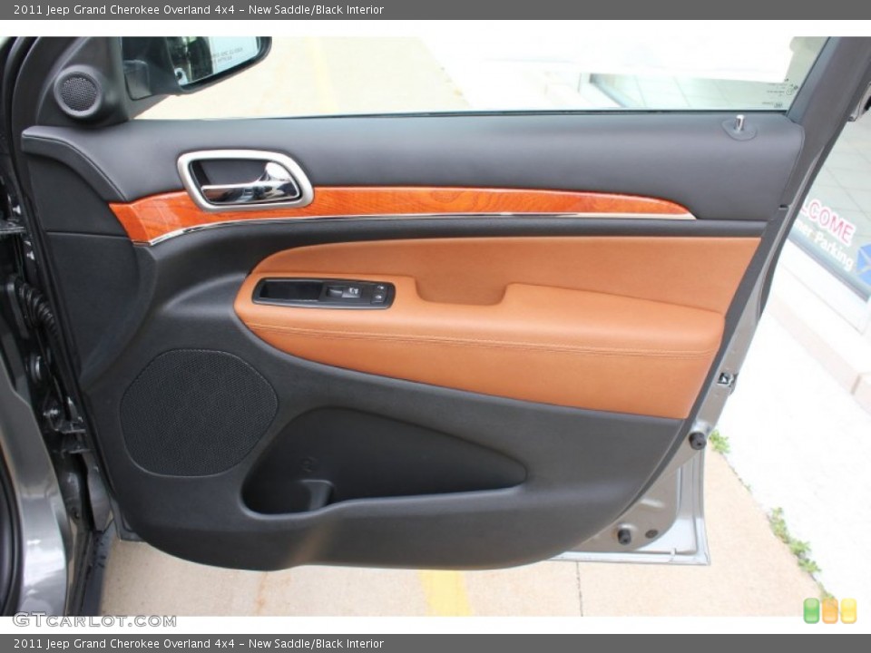 New Saddle/Black Interior Door Panel for the 2011 Jeep Grand Cherokee Overland 4x4 #52340445