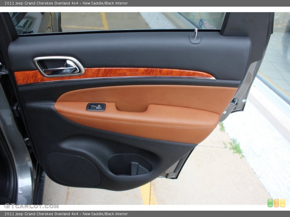 New Saddle/Black Interior Door Panel for the 2011 Jeep Grand Cherokee Overland 4x4 #52340482