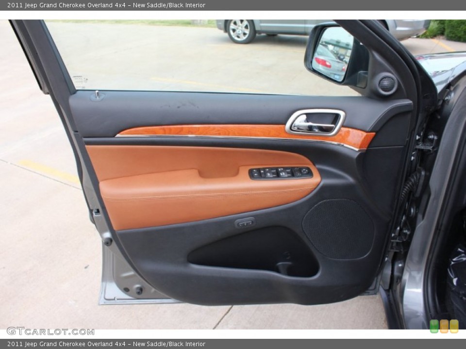 New Saddle/Black Interior Door Panel for the 2011 Jeep Grand Cherokee Overland 4x4 #52340592