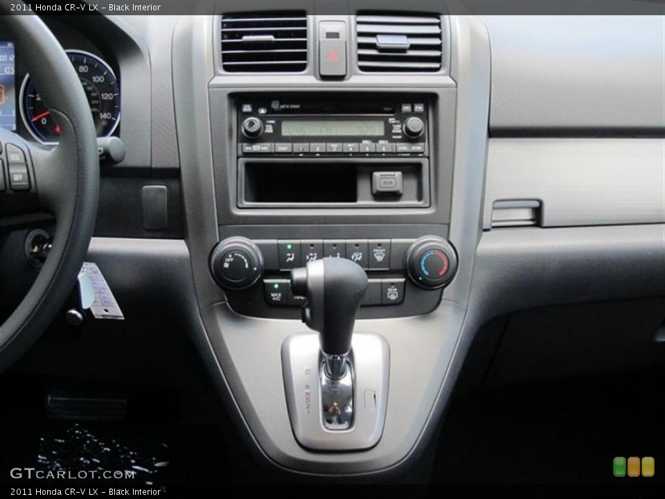 Black Interior Controls for the 2011 Honda CR-V LX #52341825