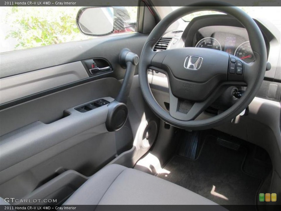 Gray Interior Photo for the 2011 Honda CR-V LX 4WD #52342125
