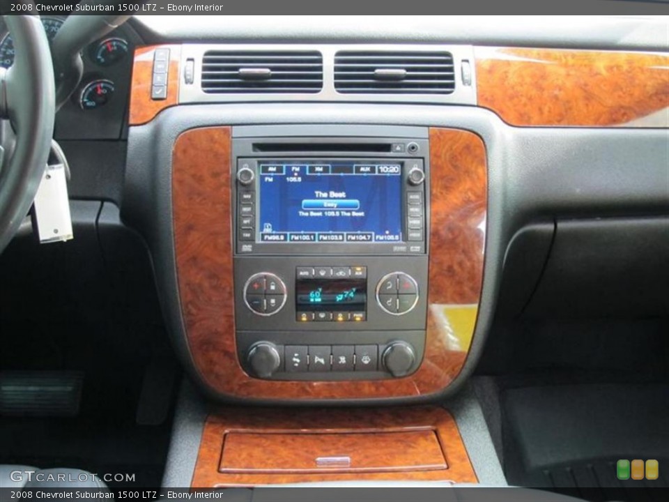Ebony Interior Controls for the 2008 Chevrolet Suburban 1500 LTZ #52343016