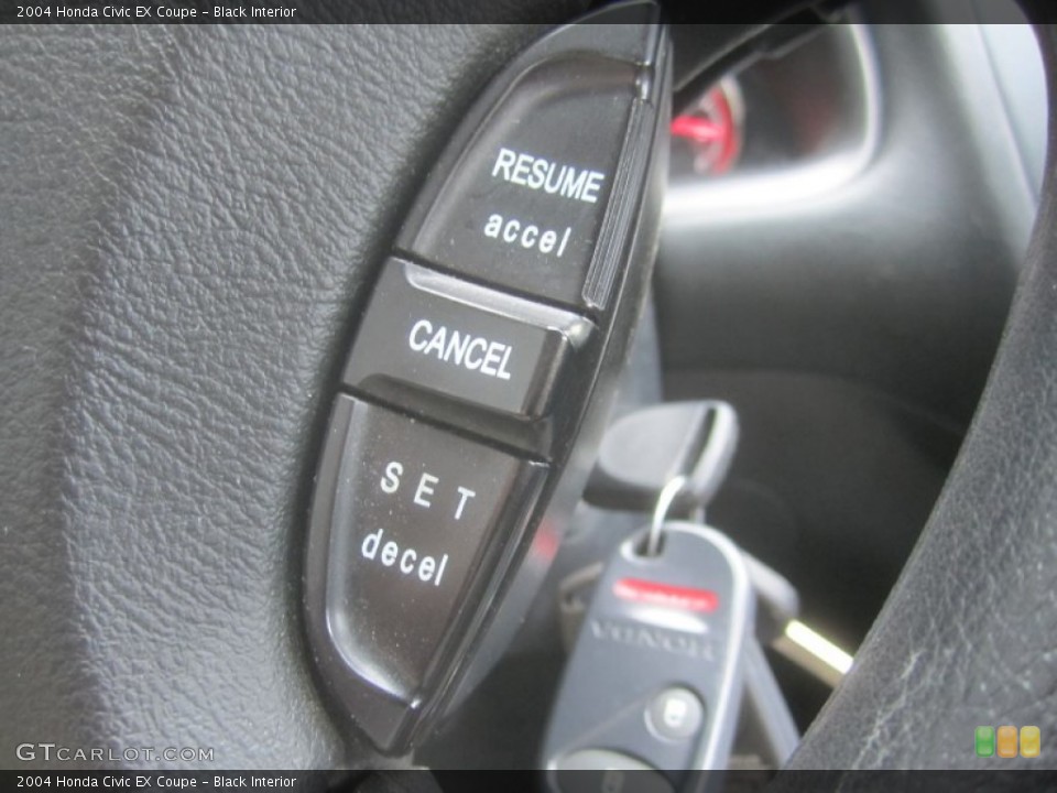 Black Interior Controls for the 2004 Honda Civic EX Coupe #52343316