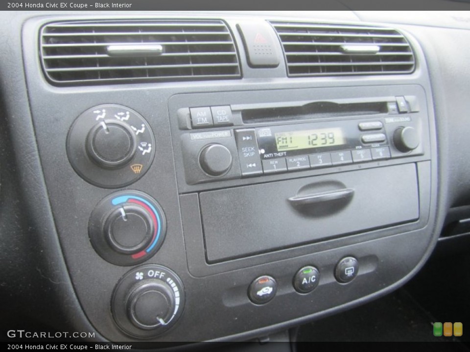 Black Interior Controls for the 2004 Honda Civic EX Coupe #52343331