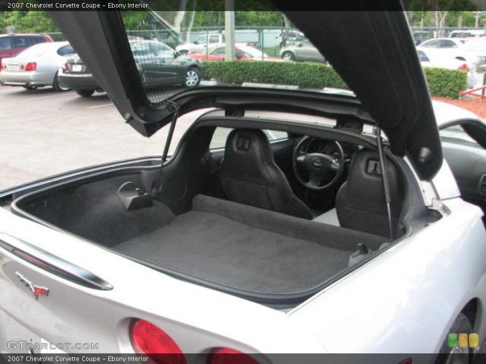 Ebony Interior Trunk for the 2007 Chevrolet Corvette Coupe #52343727