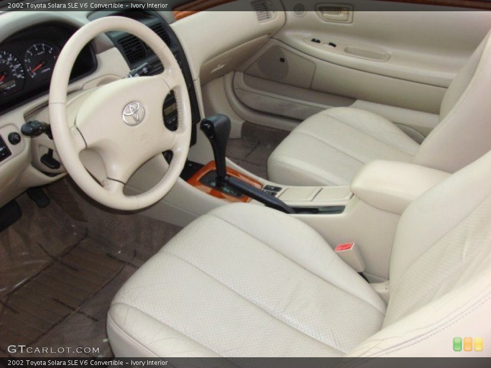 Ivory Interior Photo for the 2002 Toyota Solara SLE V6 Convertible #52343772