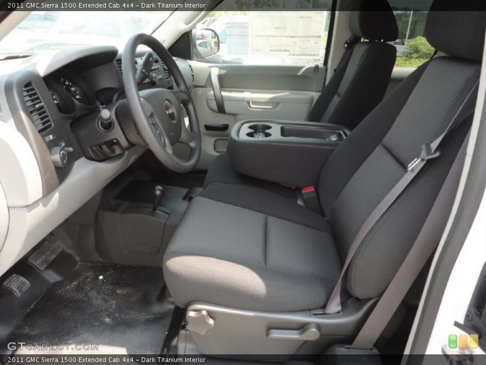 Dark Titanium Interior Photo for the 2011 GMC Sierra 1500 Extended Cab 4x4 #52344438
