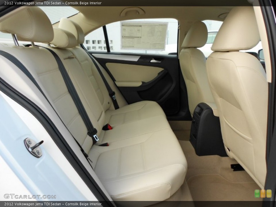 Cornsilk Beige Interior Photo for the 2012 Volkswagen Jetta TDI Sedan #52344669