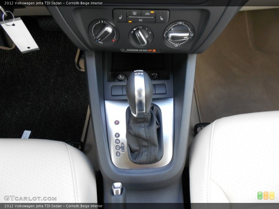 Cornsilk Beige Interior Transmission for the 2012 Volkswagen Jetta TDI Sedan #52344732