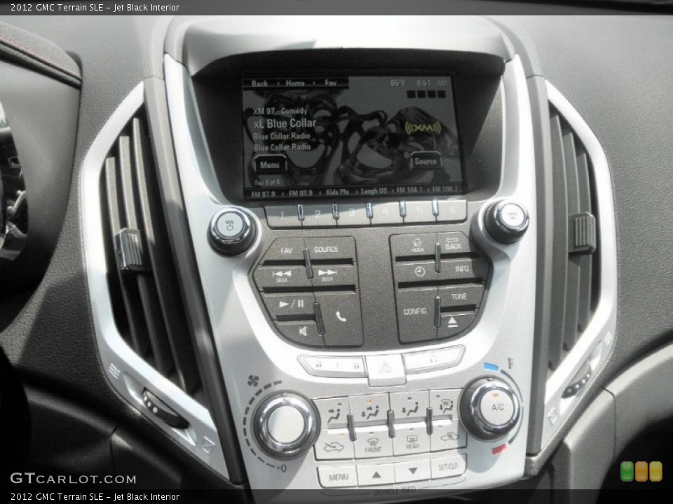 Jet Black Interior Controls for the 2012 GMC Terrain SLE #52345626
