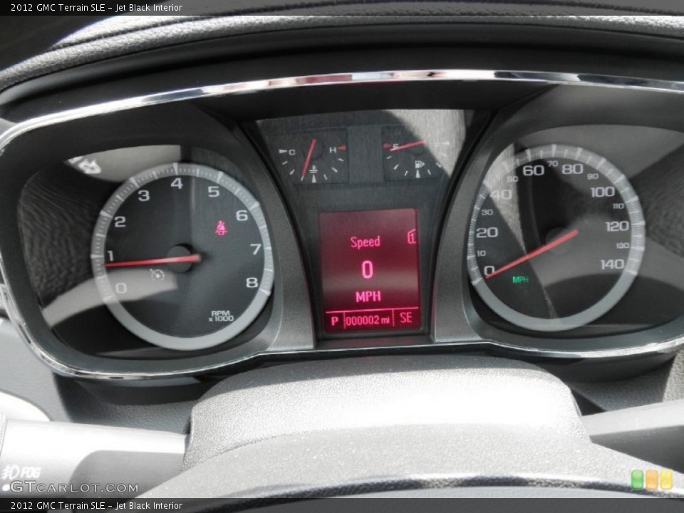 Jet Black Interior Gauges for the 2012 GMC Terrain SLE #52345671