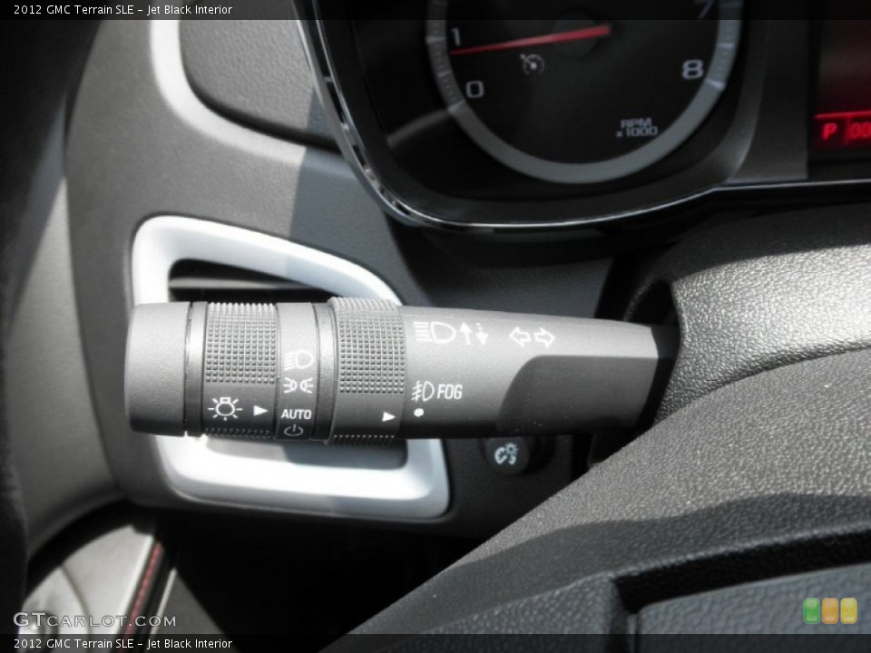 Jet Black Interior Controls for the 2012 GMC Terrain SLE #52345683