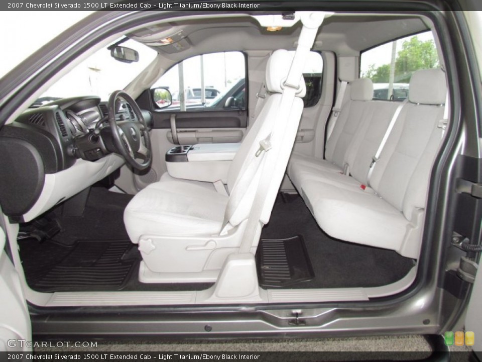 Light Titanium/Ebony Black Interior Photo for the 2007 Chevrolet Silverado 1500 LT Extended Cab #52345845