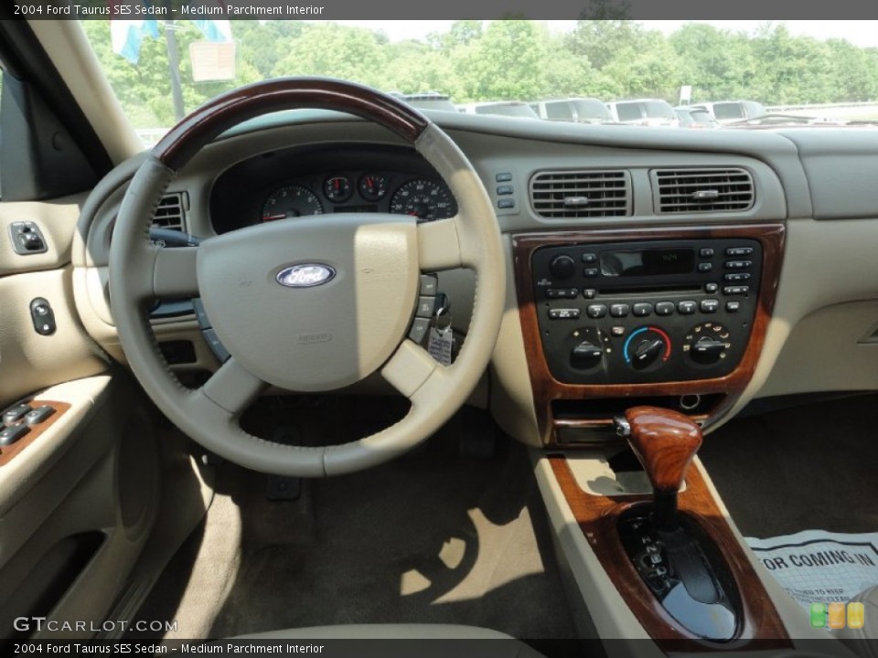 Medium Parchment Interior Dashboard for the 2004 Ford Taurus SES Sedan #52346277
