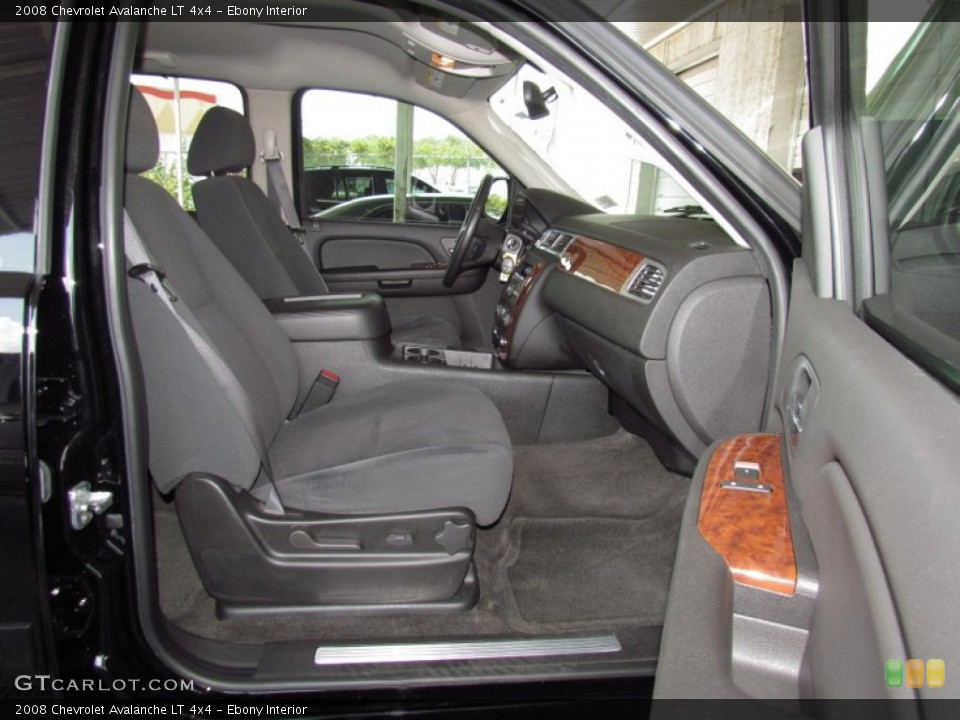 Ebony Interior Photo for the 2008 Chevrolet Avalanche LT 4x4 #52346511