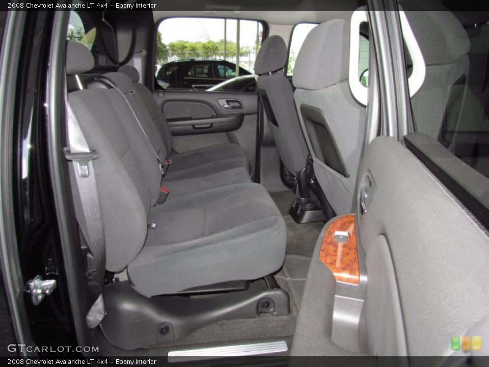 Ebony Interior Photo for the 2008 Chevrolet Avalanche LT 4x4 #52346529