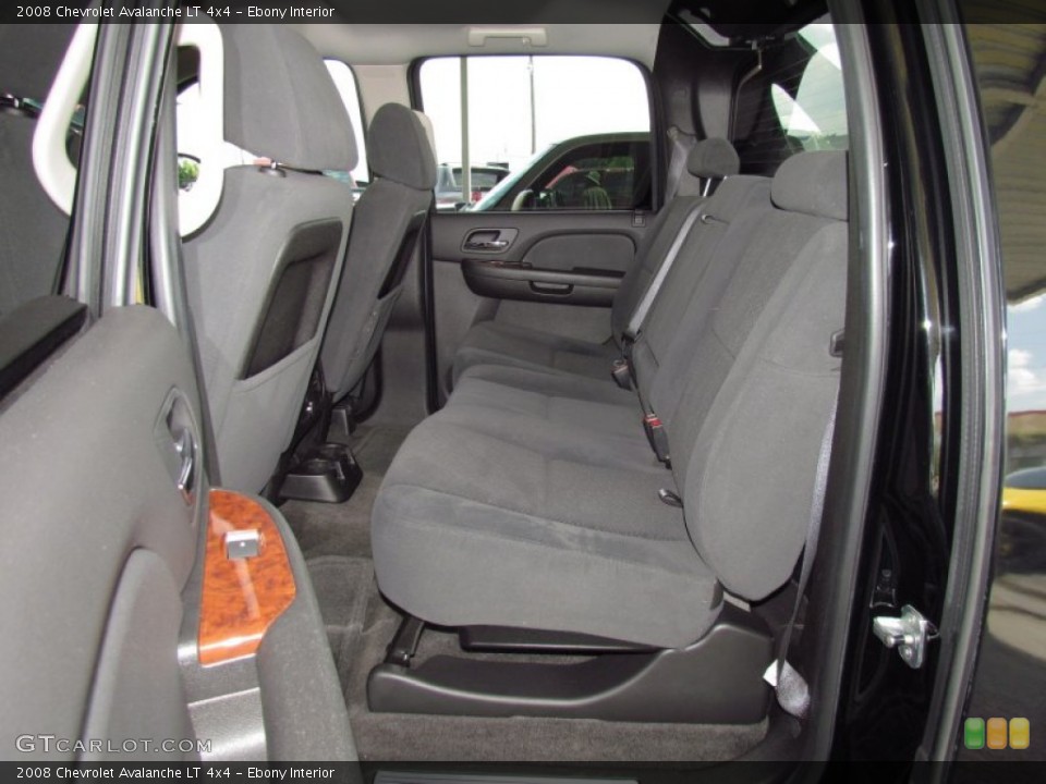 Ebony Interior Photo for the 2008 Chevrolet Avalanche LT 4x4 #52346544