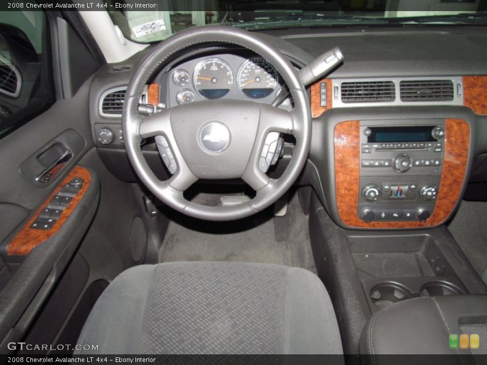 Ebony Interior Dashboard for the 2008 Chevrolet Avalanche LT 4x4 #52346583