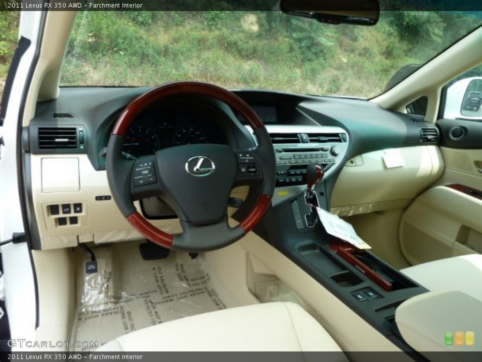 Parchment Interior Photo for the 2011 Lexus RX 350 AWD #52348208
