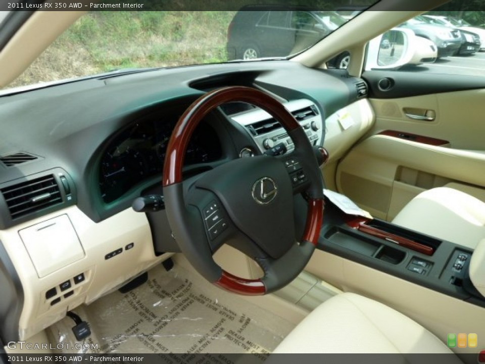 Parchment Interior Photo for the 2011 Lexus RX 350 AWD #52348239