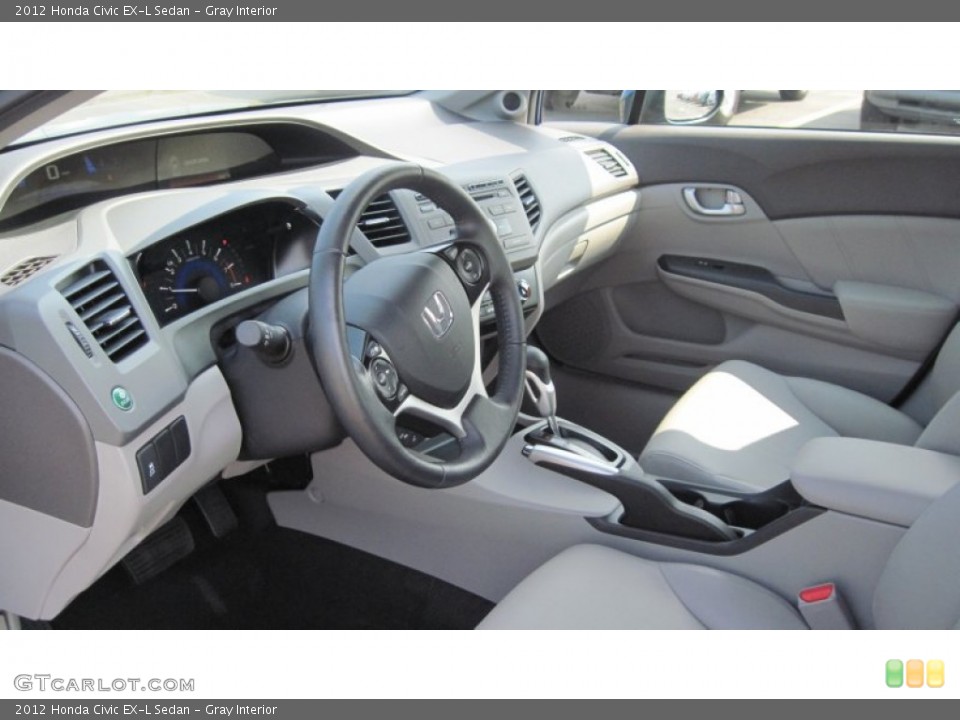 Gray Interior Photo for the 2012 Honda Civic EX-L Sedan #52351662