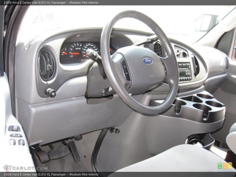 Medium Flint Interior Dashboard for the 2008 Ford E Series Van E150 XL Passenger #52352106