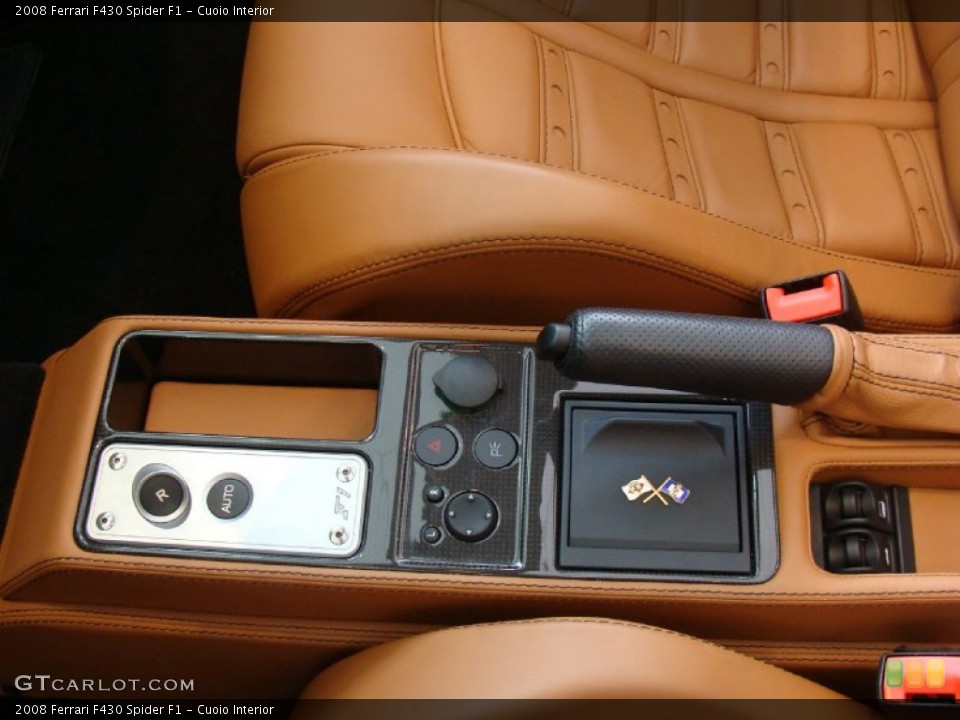 Cuoio Interior Controls for the 2008 Ferrari F430 Spider F1 #52353804