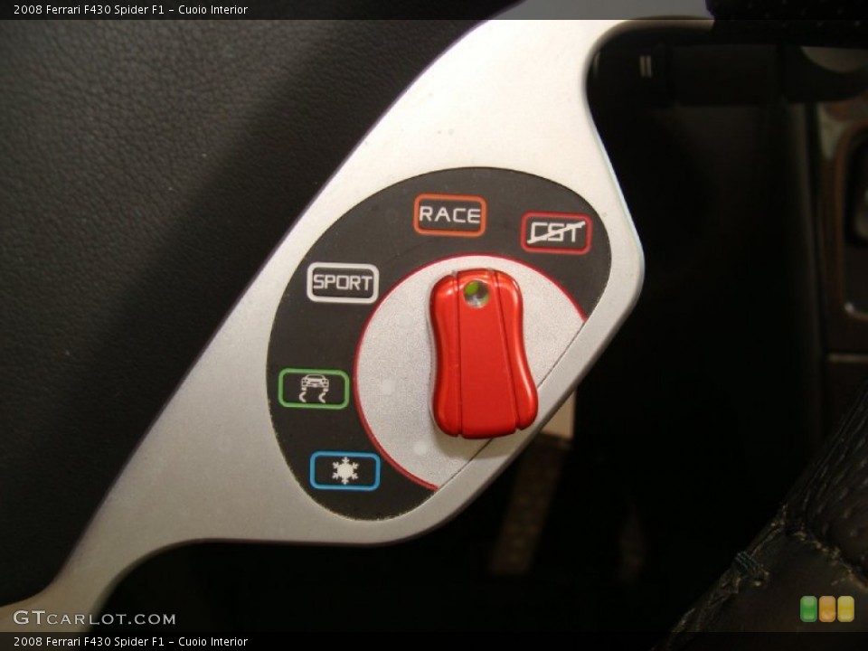 Cuoio Interior Controls for the 2008 Ferrari F430 Spider F1 #52353819