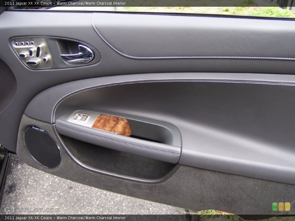 Warm Charcoal/Warm Charcoal Interior Door Panel for the 2011 Jaguar XK XK Coupe #52353993