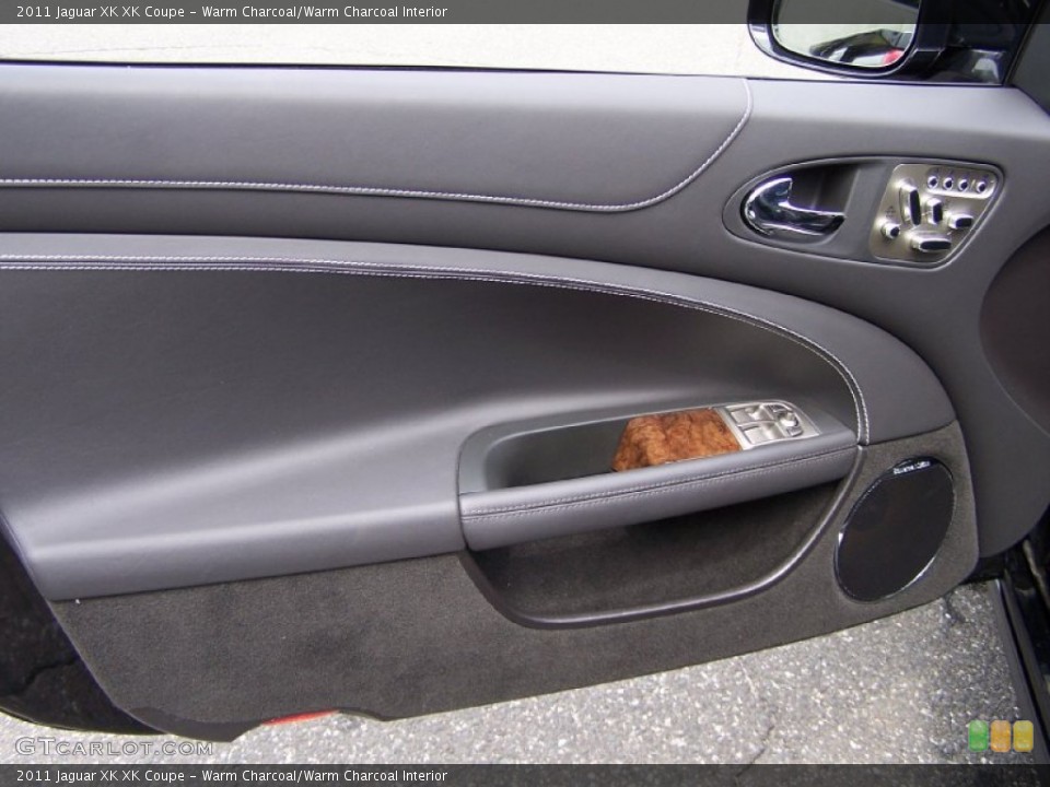 Warm Charcoal/Warm Charcoal Interior Door Panel for the 2011 Jaguar XK XK Coupe #52354050