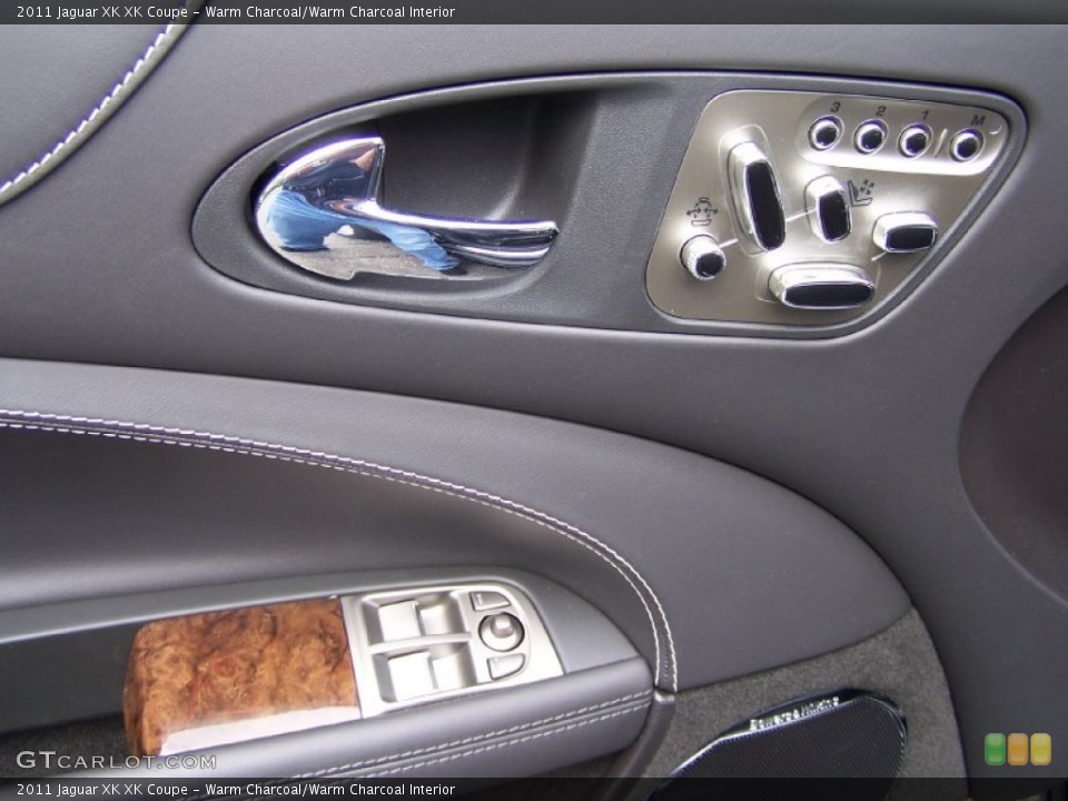 Warm Charcoal/Warm Charcoal Interior Controls for the 2011 Jaguar XK XK Coupe #52354056