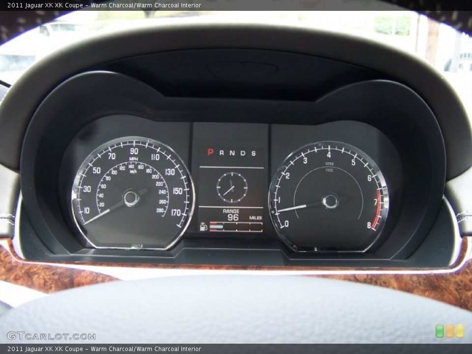Warm Charcoal/Warm Charcoal Interior Gauges for the 2011 Jaguar XK XK Coupe #52354149